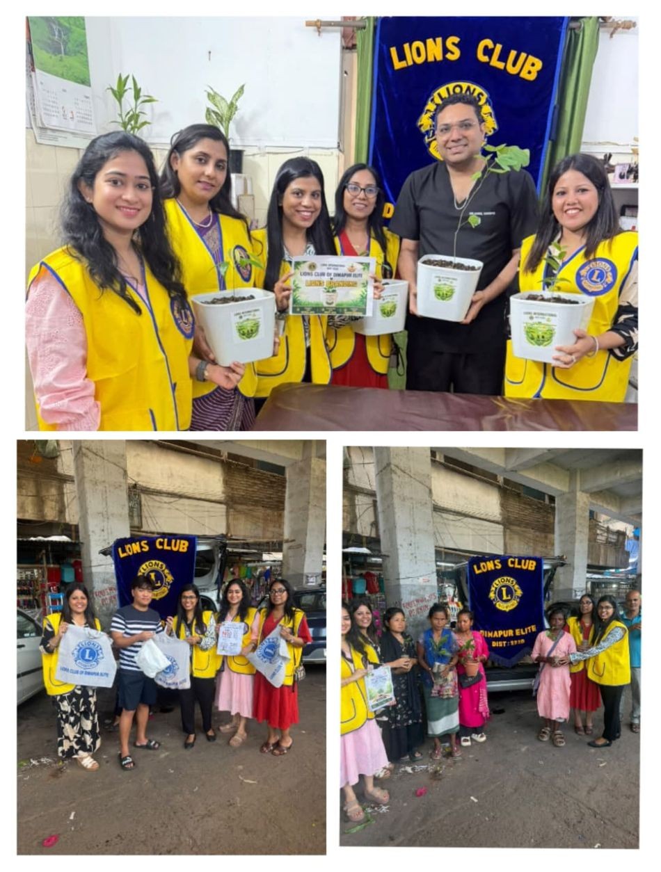 Lions Club of Dimapur Elite conducted its 'one district one activity' initiative on July 25.